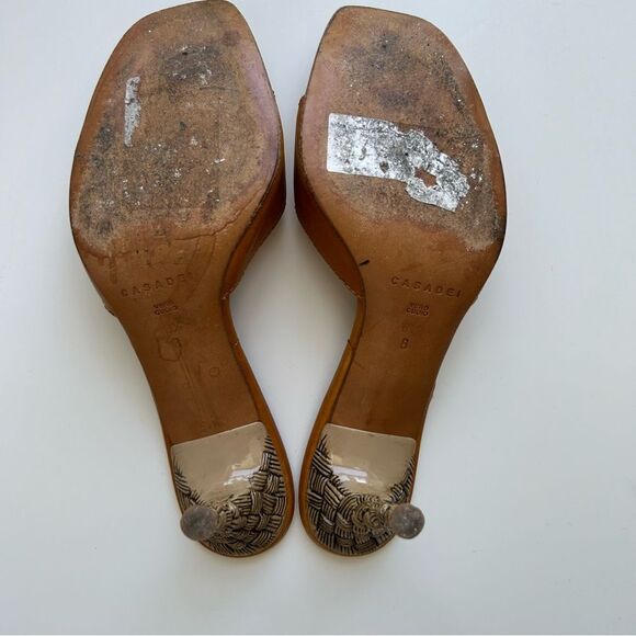 Casadei Brown Heeled Sandals - Picture 4 of 6